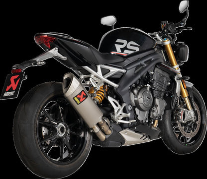 Triumph Speed Triple 1200 RS 21 - 24, slip - on udstødning - Akrapovic - Pitboxen.dk