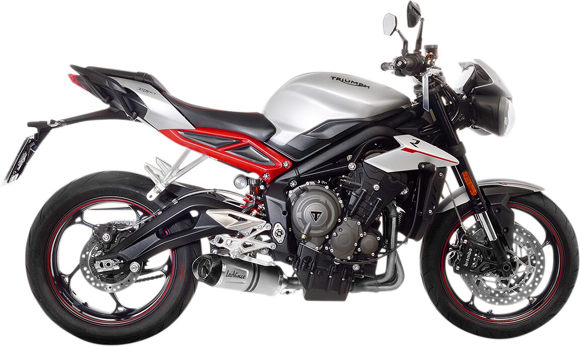 Triumph Street Triple 765 R / RS 17 - 22 Full system - LeoVince LV - 1 - Pitboxen.dk
