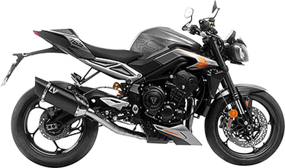 Triumph Street Triple 765 R / RS 23 - 24 Full system - LeoVince LV - 14 Black - Pitboxen.dk