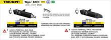 Triumph TIGER 1200 2022-2024 Arrow udstødning. Slip-on udstødninger, komplette udstødninger, manifold/forrør. Find det hos Pitboxen.dk
