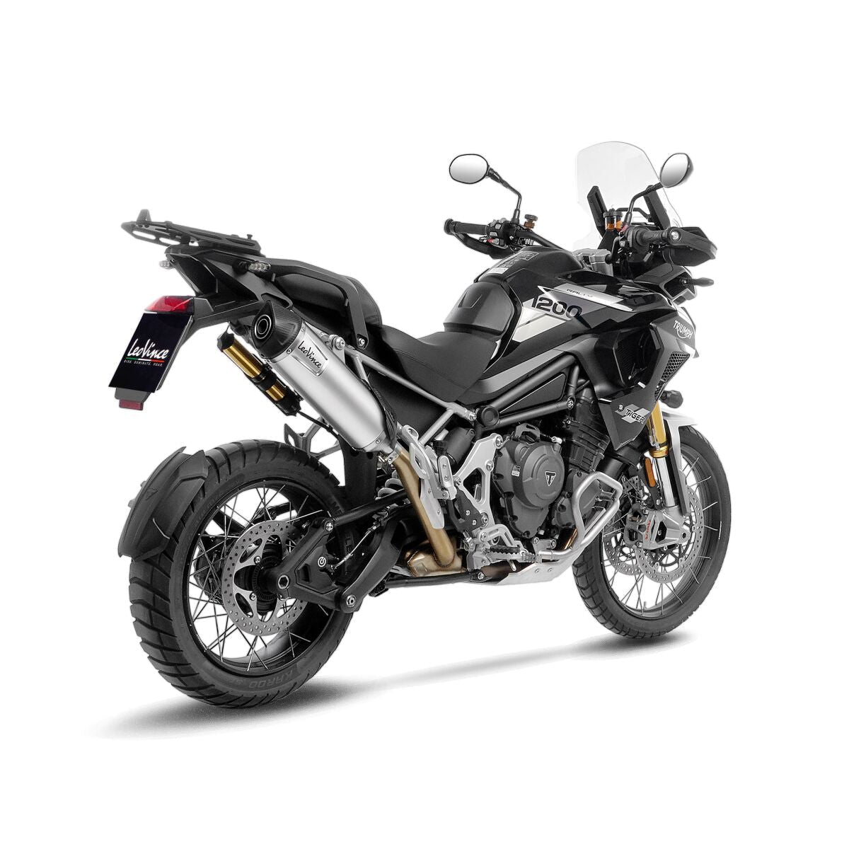 Triumph Tiger 1200 GT / Rally / Pro 22 - 25 Slip - on udstødning - LeoVince LV - 1 Evo - Pitboxen.dk