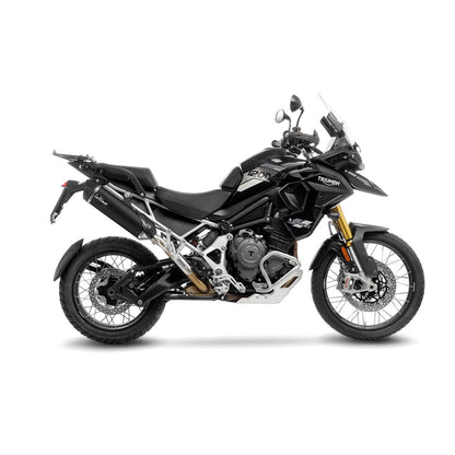 Triumph Tiger 1200 GT / Rally / Pro 22 - 25 Slip - on udstødning - LeoVince Nero - Pitboxen.dk