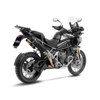 Triumph Tiger 1200 GT / Rally / Pro 22 - 25 Slip - on udstødning - LeoVince Nero - Pitboxen.dk