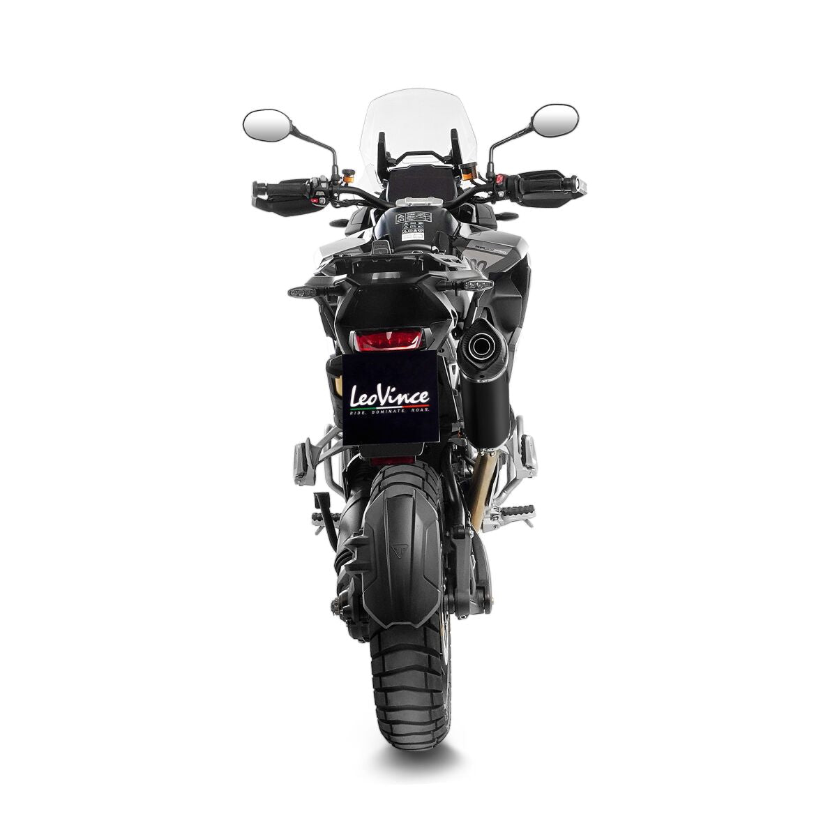 Triumph Tiger 1200 GT / Rally / Pro 22 - 25 Slip - on udstødning - LeoVince Nero - Pitboxen.dk