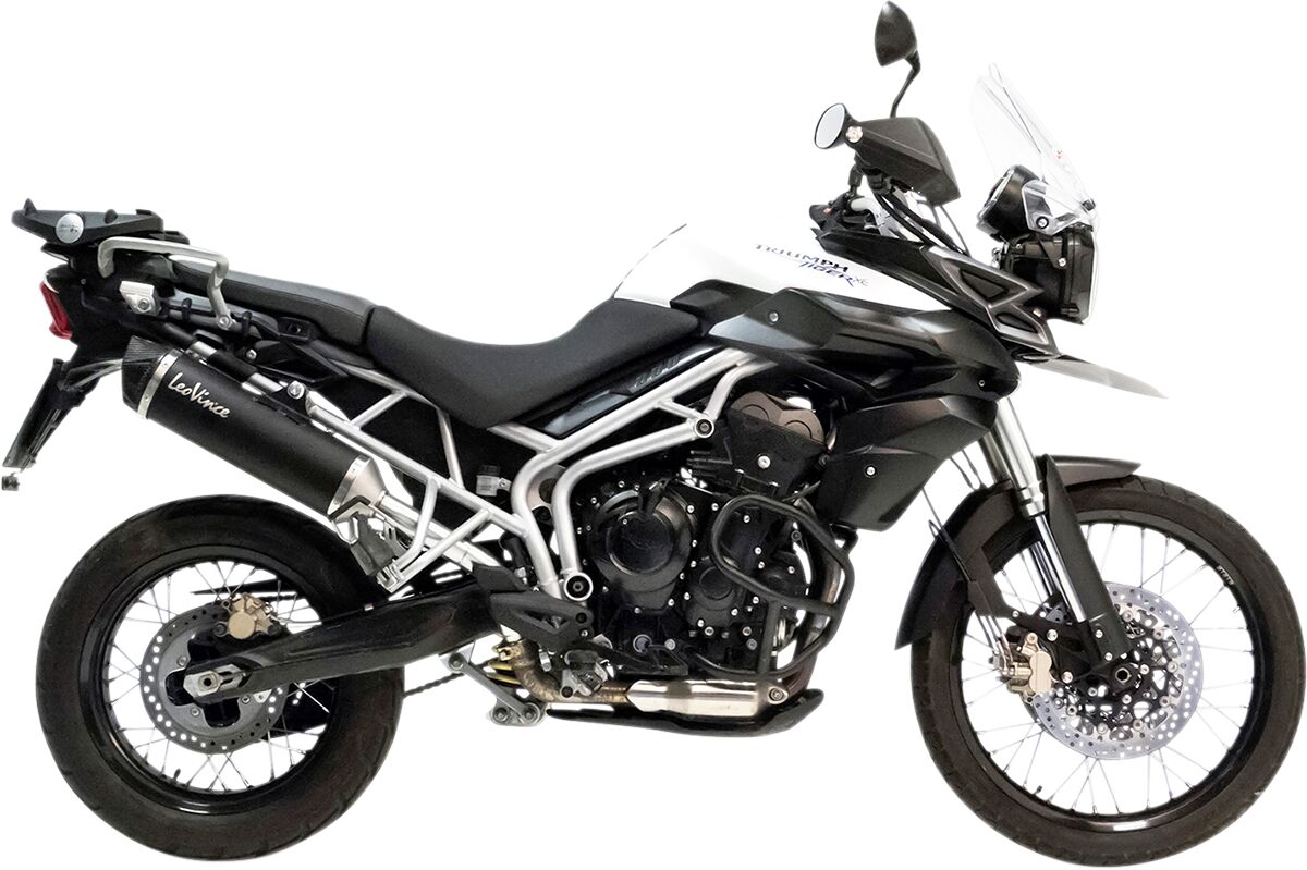 Triumph Tiger 800 XC / XR 11 - 16 Slip - on udstødning - LeoVince Nero - Pitboxen.dk