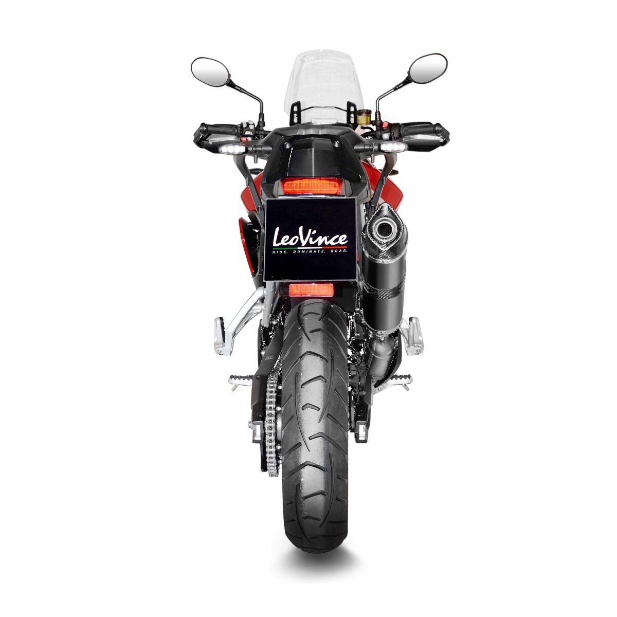 Triumph Tiger 850 / 900 GT / Rally / Pro 20 - 23 Slip - on udstødning - LeoVince LV - 1 Evo Black - Pitboxen.dk