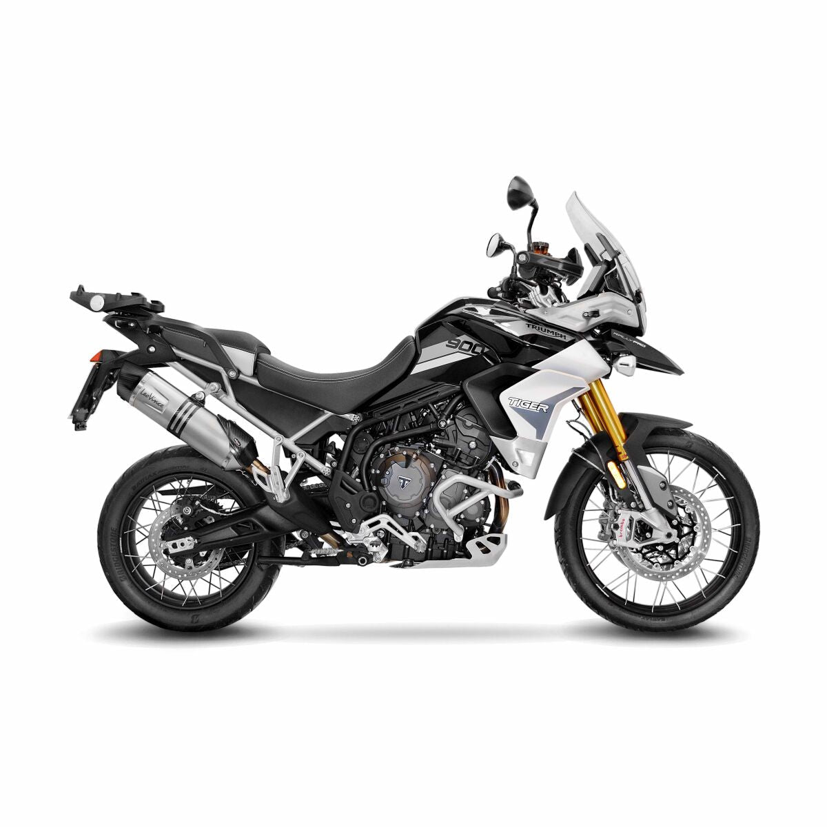 Triumph Tiger 850 / 900 GT / Rally / Pro 20 - 23 Slip - on udstødning - LeoVince LV - 1 Evo - Pitboxen.dk