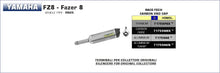 Yamaha FZ8 - FZ8 FAZER 2010-2016 Arrow udstødning. Slip-on udstødninger, komplette udstødninger, manifold/forrør. Find det hos Pitboxen.dk