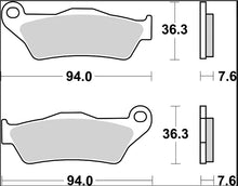 Yamaha Majesty 99-09 m.fl. bremseklodser, Carbon keramisk (OEM) - Brembo