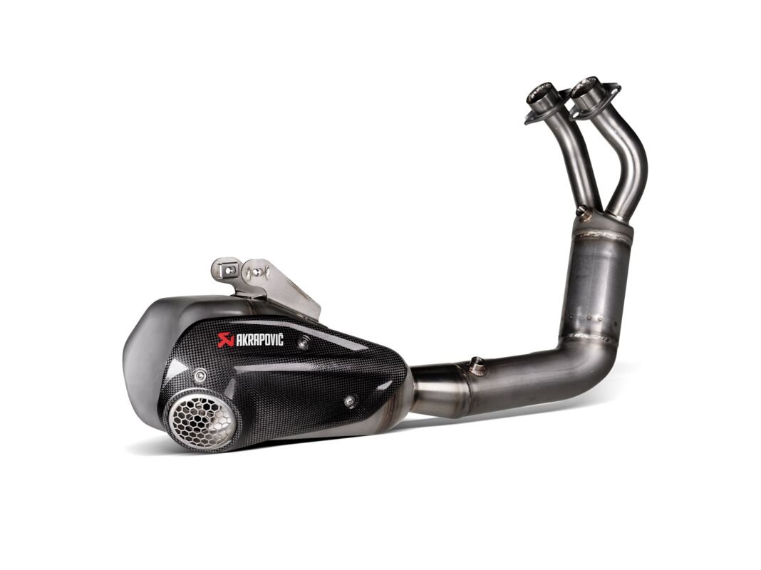 Yamaha MT-07 2025 udstødning fra Akrapovic