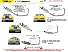 Yamaha MT - 07 25 - 26 udstødning - Arrow - Pitboxen.dk