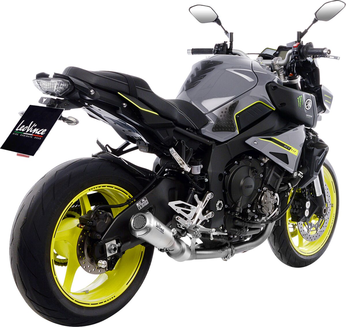 Yamaha MT - 10 16 - 24 De - cat mellemrør - LeoVince - Pitboxen.dk