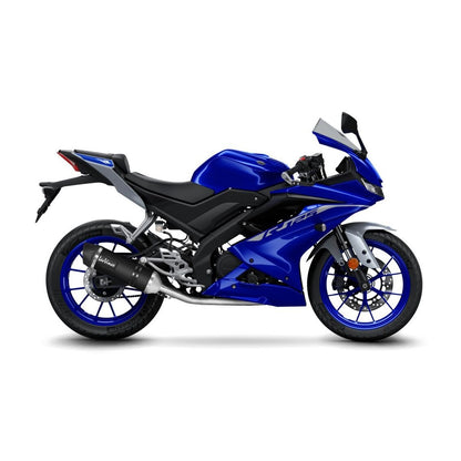 Yamaha MT125 / YZF - R125 21 - 24 Full system - LeoVince LV - 1 Evo BLack - Pitboxen.dk