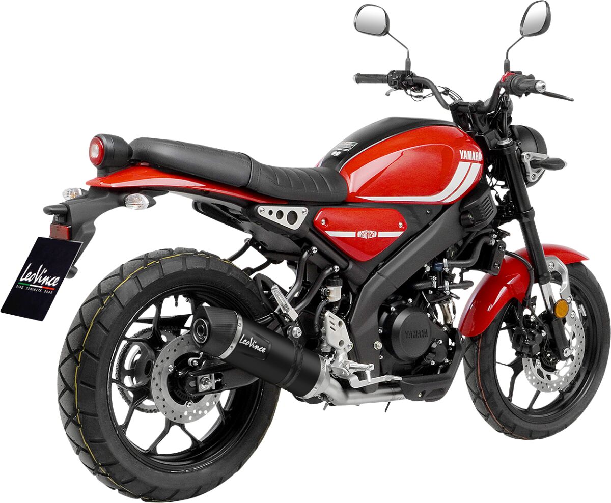 Yamaha MT125 / YZF - R125 21 - 24 Full system - LeoVince LV - 1 Evo BLack - Pitboxen.dk