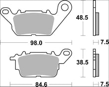 Yamaha NMAX 15-19 m.fl. bremseklodser, Carbon keramisk (OEM) - Brembo 07113