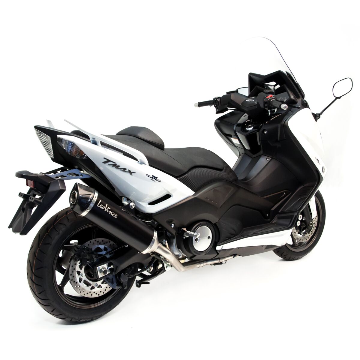 Yamaha T - Max 530 12 - 16 Full system - LeoVince Nero - Pitboxen.dk