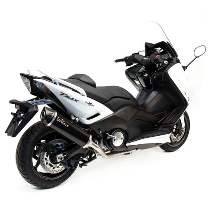 Yamaha T - Max 530 12 - 16 Full system - LeoVince Nero - Pitboxen.dk
