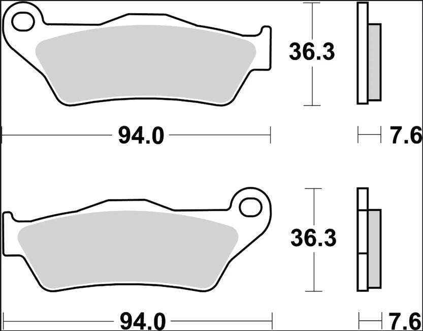 Yamaha Tenere 700 23 - 24 m.fl. bremseklodser, Carbon keramisk CC - Brembo 07BB04CC - Pitboxen.dk