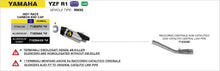 Yamaha YZF R1 2015-2016 Arrow udstødning. Slip-on udstødninger, komplette udstødninger, manifold/forrør. Find det hos Pitboxen.dk