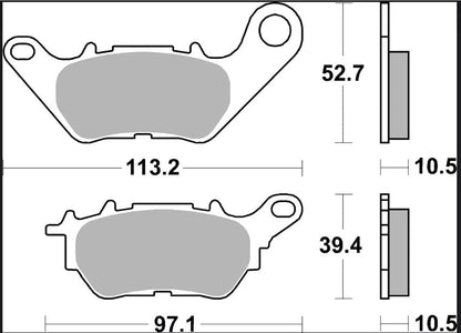 Yamaha YZF - R3 15 - 24 m.fl. bremseklodser, Carbon keramisk CC - Brembo 07YA53CC - Pitboxen.dk