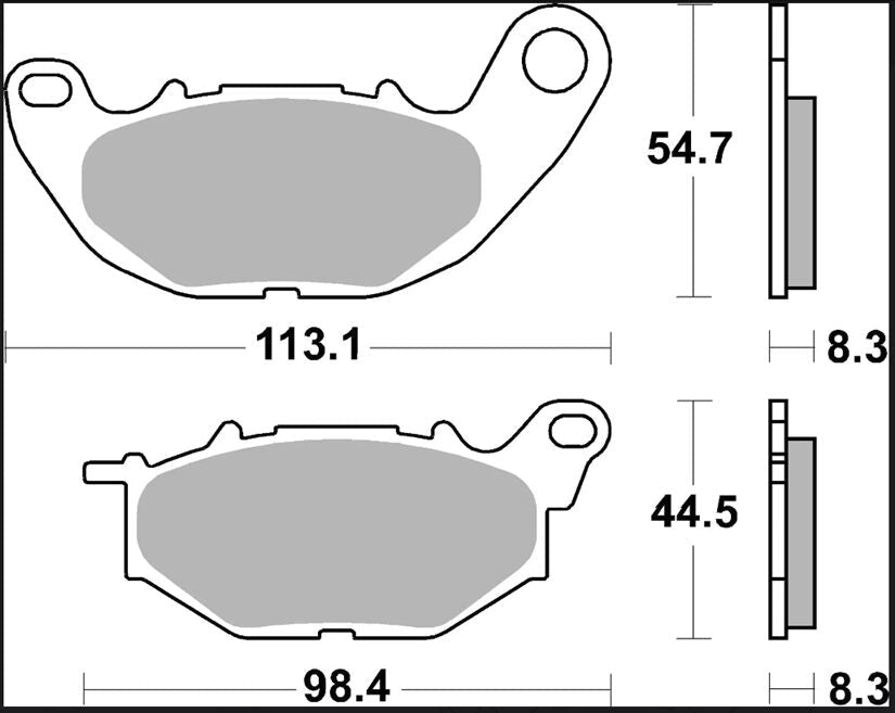 Yamaha YZF - R3 15 - 24 m.fl. bremseklodser, sinter SR - Brembo - Pitboxen.dk