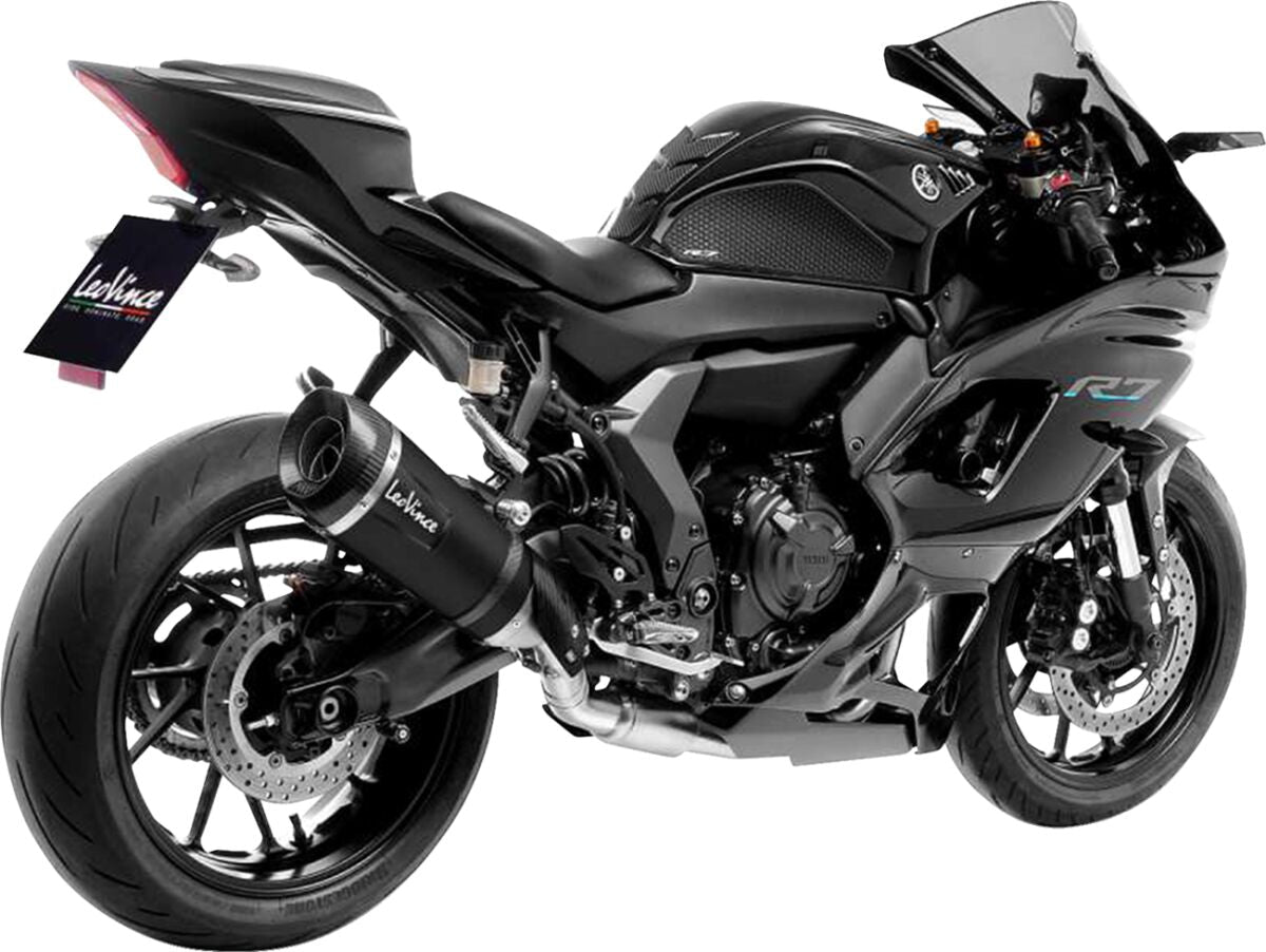 Yamaha YZF - R7 21 - 24 Full system - LeoVince Factory S Black - Pitboxen.dk